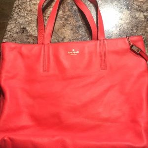 Large Pink Kate Spade shoulder bag.